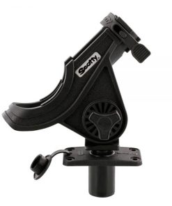 Scotty Baitcaster/Spinning Rod Holder with Flush Deck Mount Black