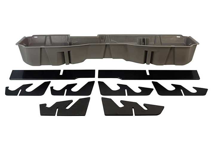 Du-Ha Under Seat Storage 14-17 Chevrolet Gmc Silverado Sierra Light Heavy Duty Crew Cab Tan