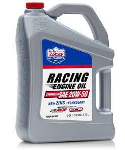 Lucas Oil Synthetic SAE 20W 50 Racing Motor Oil 5 Quart