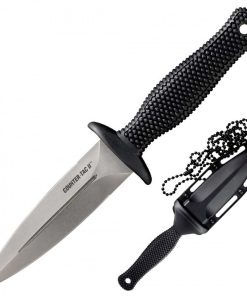 Cold Steel Counter Tac Fixed Double Edge Neck Knife