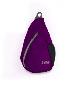 Osage River Taber Sling Bag - Purple/Gray