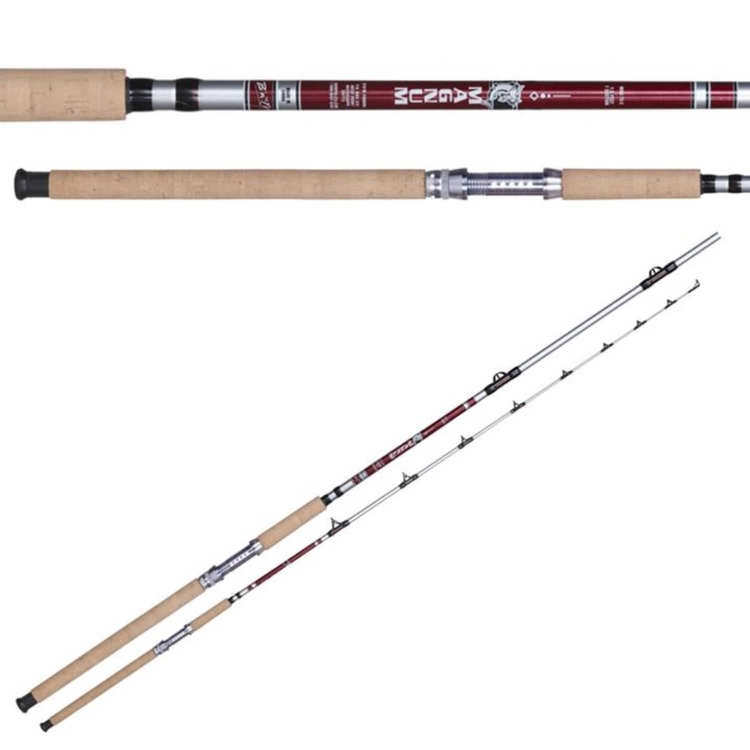 BnM Silver Cat Magnum Cast Rod MAG75Cn 7.5ft 1pc 9 Guides