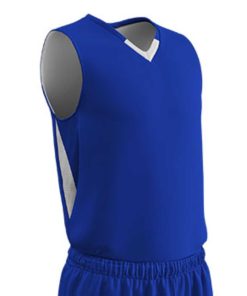 Champro Adult Pivot Reverse Basketball Jersey Royal Wht MED
