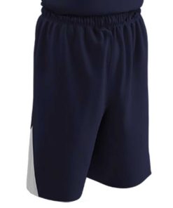 Champro Adult DRI GEAR Pro Plus Basketball Short Nvy Wht 3XL
