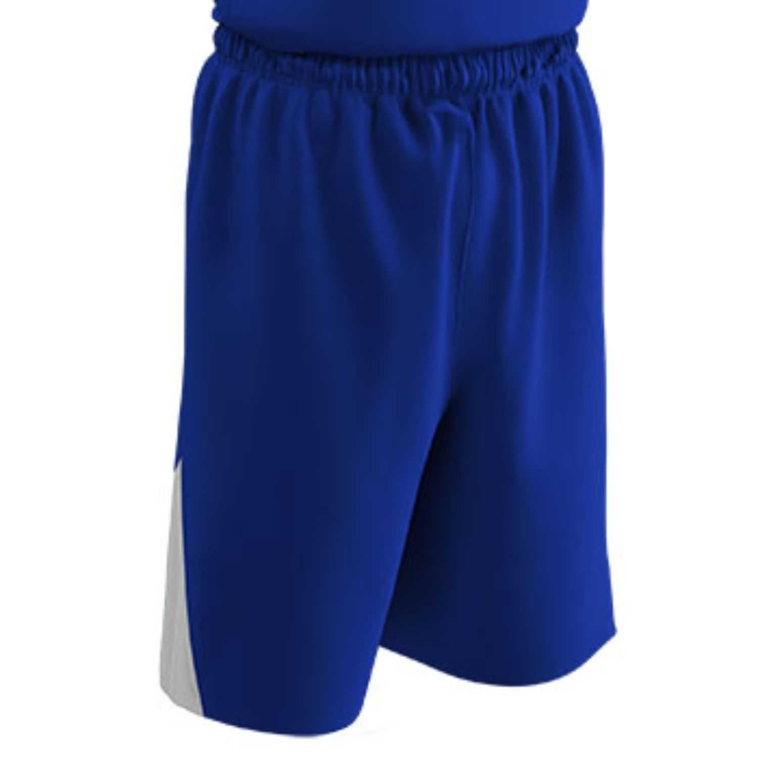Champro Adult DRI GEAR Pro Plus Basketball Short Roy Wht XL