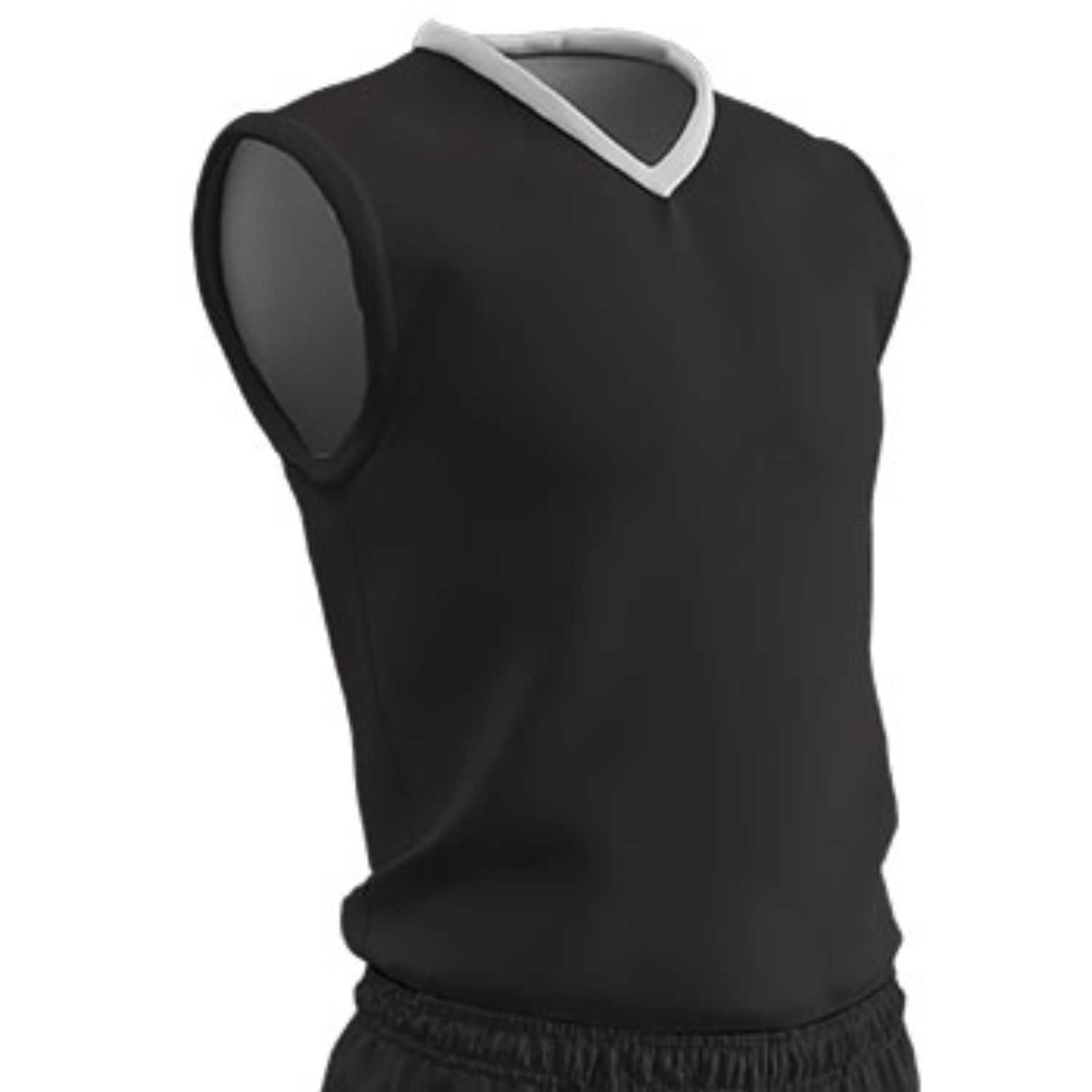 Champro Adult Clutch Basketball Jersey Black White XL