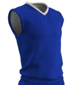 Champro Adult Clutch Basketball Jersey Royal White 2XL