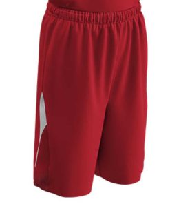 Champro Adult Pivot Basketball Short Scarlet White XL