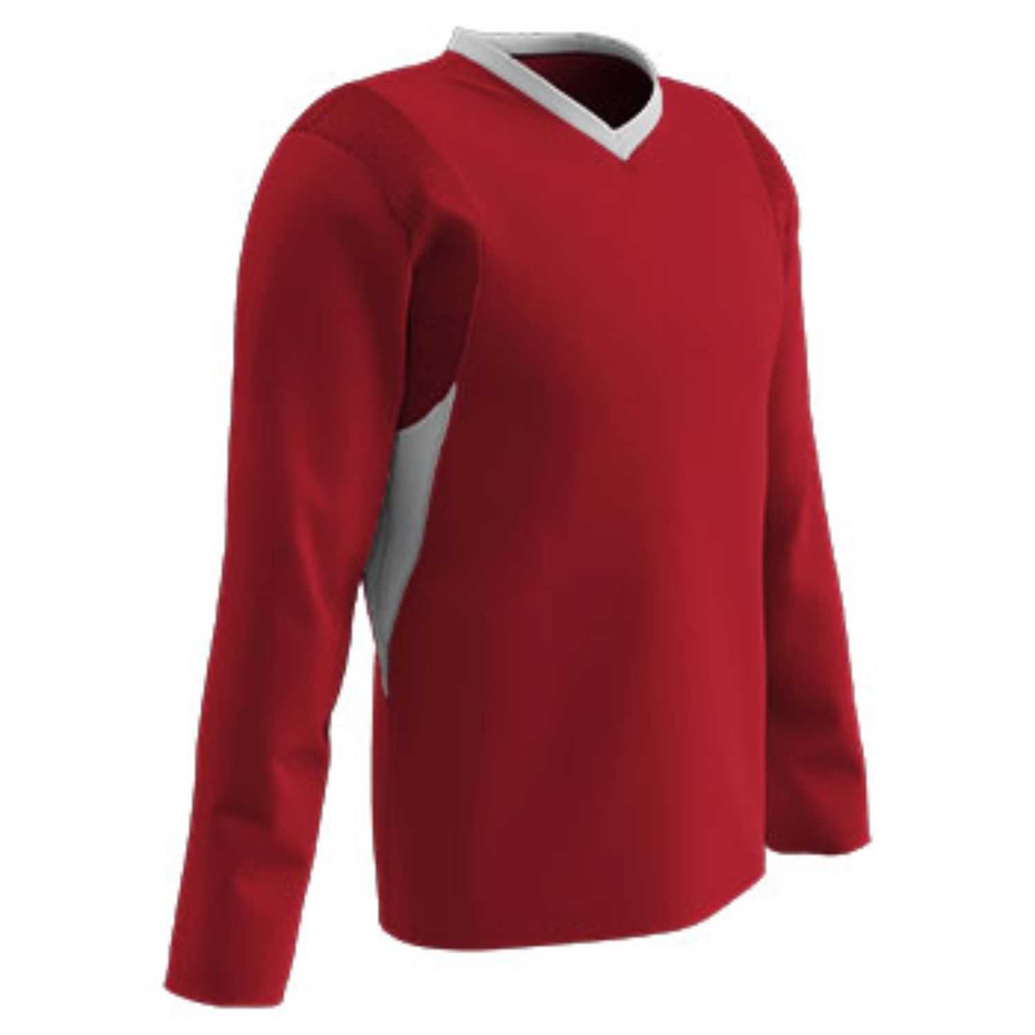 Champro Adult KEY Shooter Basketball Shirt Scarlet White 3XL