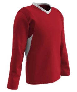 Champro Adult KEY Shooter Basketball Shirt Scarlet White LG