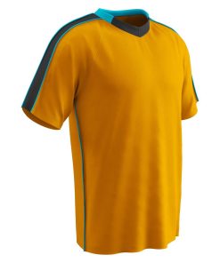 Champro Adult Mark Soccer Jersey Neo Orange Neo Blue Blk LG