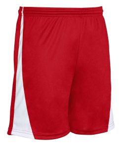 Champro Adult Sweeper Soccer Shorts Scarlet White Xlarge