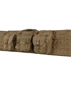 Vism Deluxe Double Rifle Case 46 inL x 13 inH-Tan