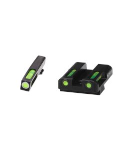 HIVIZ LiteWave H3 Sight Set Glock 9mm 40 S and W .357 Sig