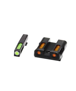 HIVIZ LiteWave H3 Sight Set Glock 9mm 40 S and W .357 Sig