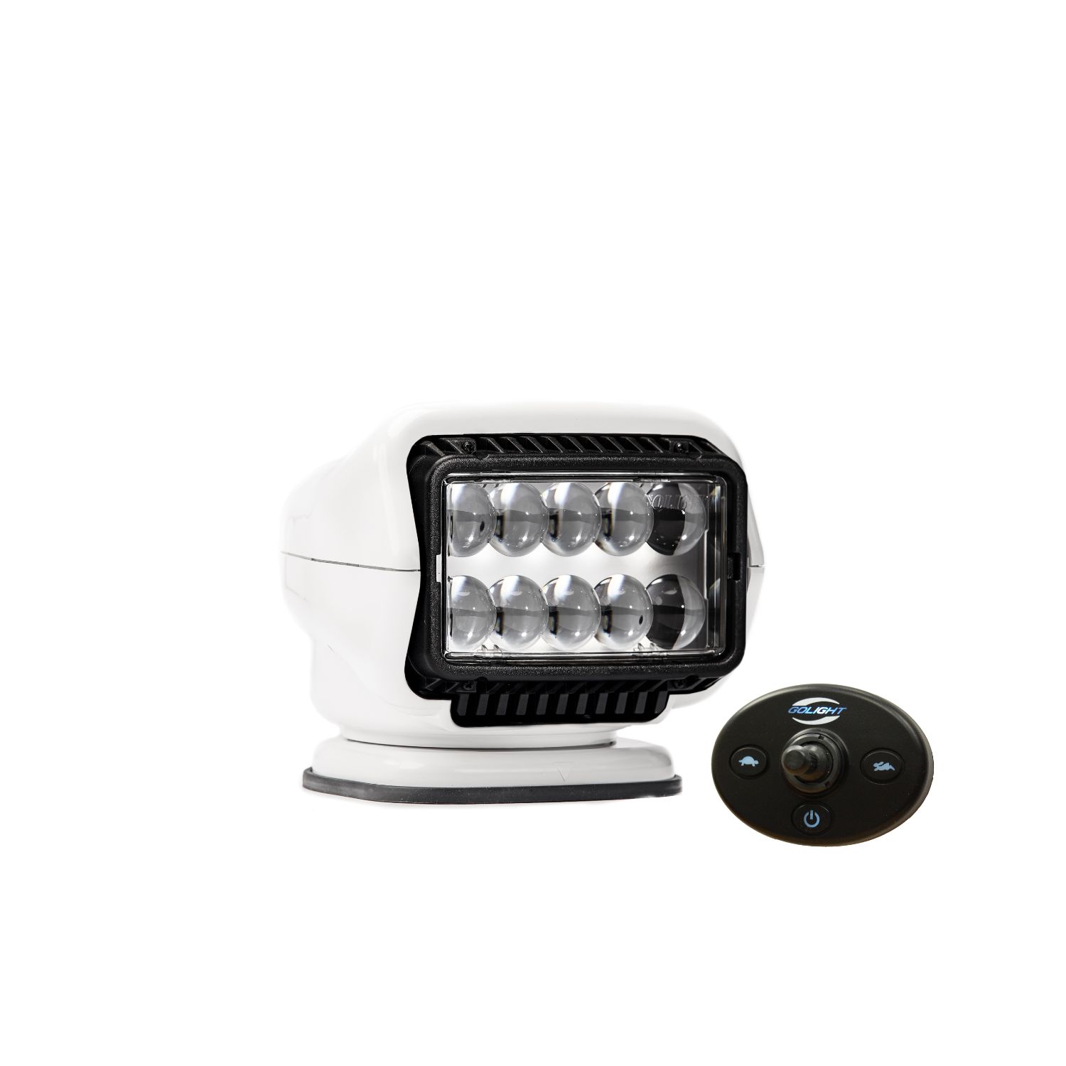 Stryker LED Permanent Mount w Hardwired DashMount Remote Wht