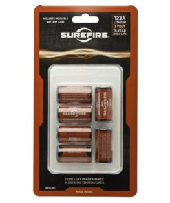 SureFire 6 Sf123A Batteries w Holder Clamshell Package