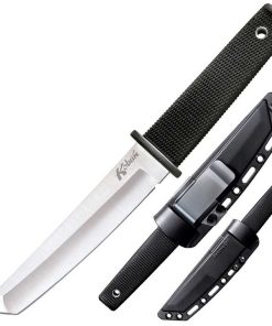 Cold Steel Kobun Fixed 5-1/2" Tanto Blade Boot Knife Secure-Ex Sheath Kraton,1