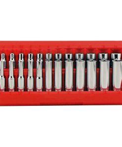 Great Neck 18622 - 22 Pc 1/4 Drive Deep/Shallow Socket Set With Tray- Metric