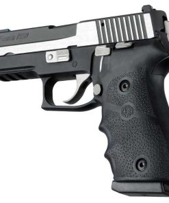 Hogue Sig Sauer P220 American Rubber W Finger Grooves Black