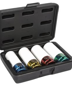 Titan Tool 4 pc 1/2 in Drive Non-Marring Lug Nut Socket