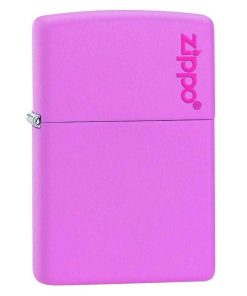 Zippo Windproof Lighter Pink Matte With Zippo Logo