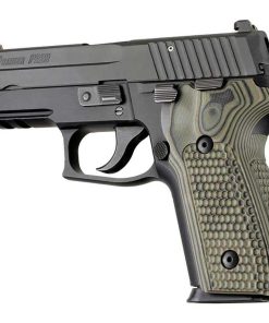 Hogue Sig Sauer P228 P229 Da Sa Piranha G10 Gmascus Green Lava