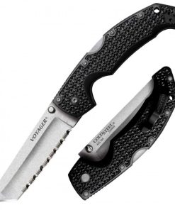 Cold Steel Large Voyager Tanto Pt. Serrated Folder