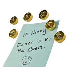 2 Monkey 12Ga Magnet Brass 5Pk