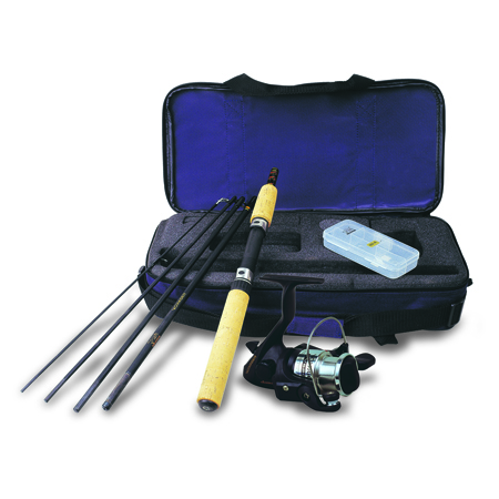 Okuma Voyager Spin Combo/Travel Kit 6Ft Med Lt 5Pc 1BB