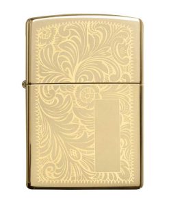 Zippo Windproof Lighter Venetian High Polish Brass (Venetian Brass)