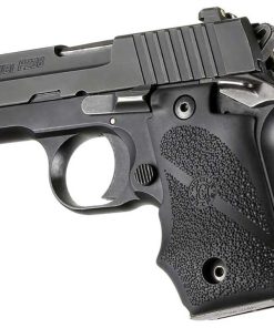 Hogue Sig Sauer P238 Rubber Gripfinger Grooves Black