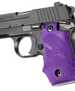 Hogue Sig Sauer P238 Rubber Gripfinger Grooves Purple