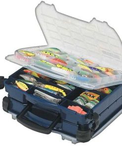 Plano Lockjaw Double Satchel  Blue/Clear Tackle