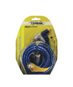Rca Cable 3' Xscorpion Blue Triple Shielded W/Remote Wire