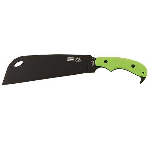 Ka-Bar Zomstro Fixed 10.25 in Black Blade Zombie Green GFN