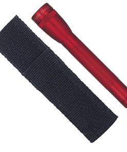 Maglite AA Mini Flashlight and Holster Combo Pack, Red