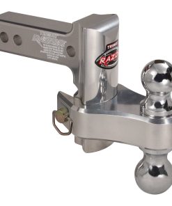 Trimax TRZ4AL-RP Razor 4in Aluminum Adjust Hitch-Dual Ball