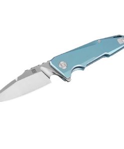 Artisan Predator Folder 3.74 in Green Titanium Handle S35VN