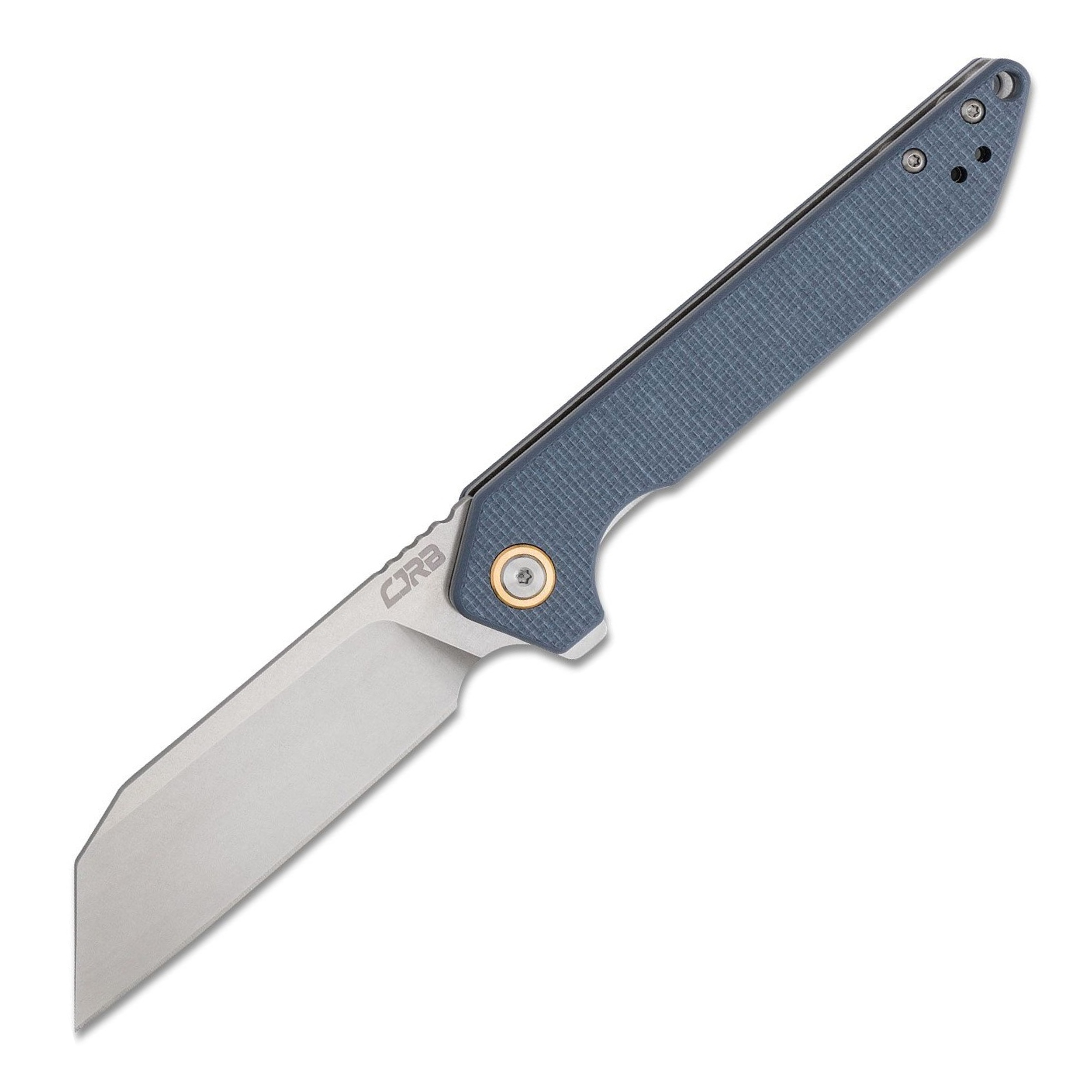CRJB Rampart Folder 3.50 in Blade Gray G-10 Handle