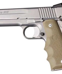 Hogue Govt Model Rubber Gripfinger Grooves Flat Dark Earth