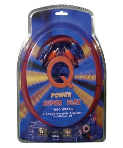Qpower 4 Gauge Amp Kit Super Flex