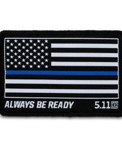 Thin Blue Line Woven Patch