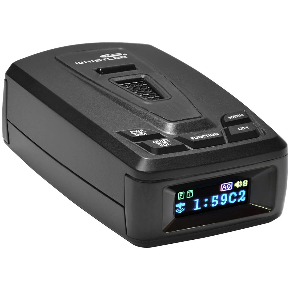 Whistler Elite Series Radar Detector - 360? Maxx Coverage Full Color OLED Display Real Voice Alert