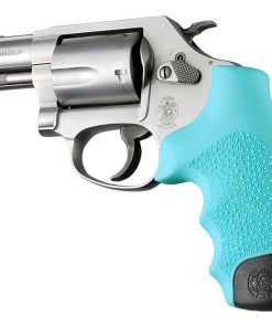 Hogue S&W J Frame Round Butt Rubber Monogrip Aqua