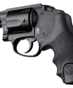 Hogue S&W J Frame Round Butt Centennial Polymer Bodyguard Rubber Tamer Grip Black