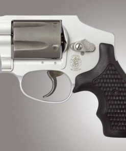 Hogue S&W J Frame Round Butt Bantam - Piranha - G10 Solid Black