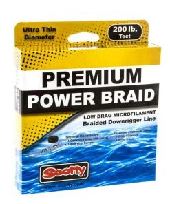 Scotty Power Braid Dwnrggr Lne 200lb Test 400 ft spool w/Kit