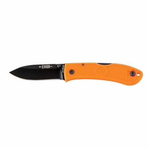 Ka-Bar Dozier Folder 3.0 in Black Blade Orange Zytel Handle
