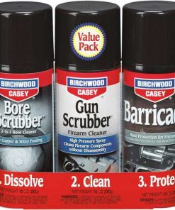 Birchwood Casey 1 2 3 Gun Bore Scrubber & Barricade Kit